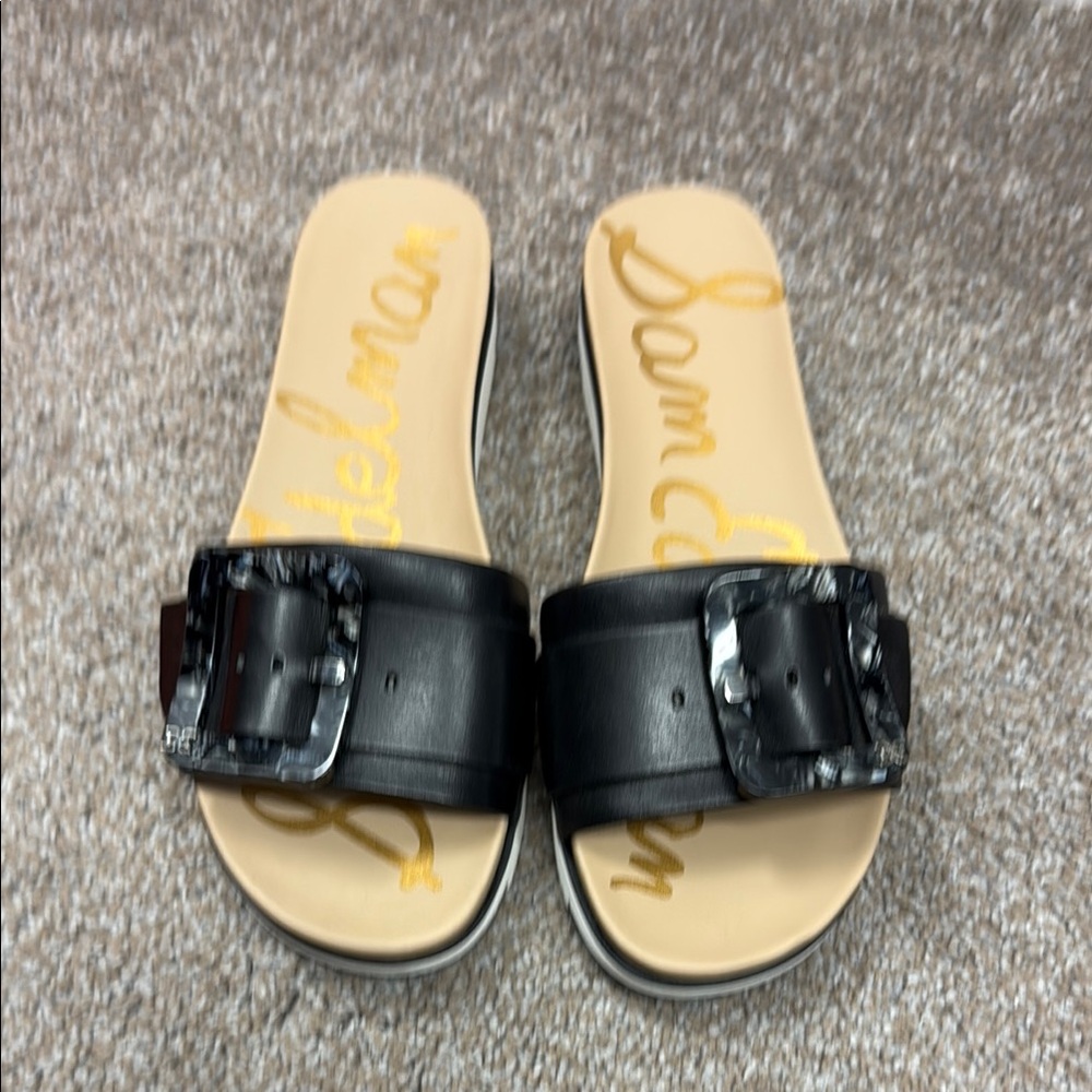 Sam Edelman Black Slide Sandals - Picture 3 of 3